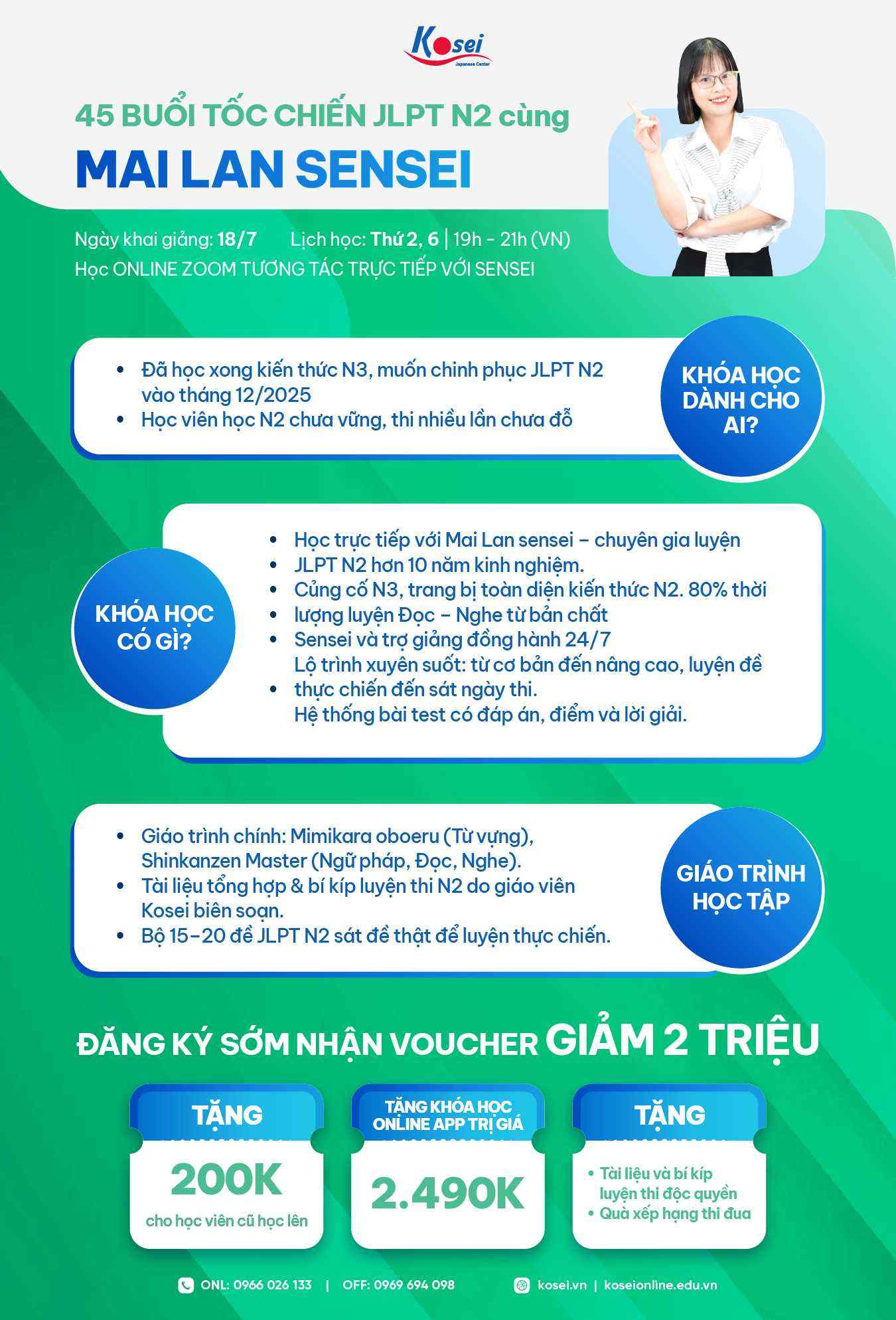 Giới thiệu tổng quan về khoá học Tốc chiến N2 cùng Mai Lan Sensei